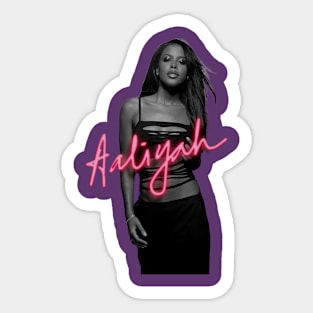 90s Legends: Aaliyah Sticker